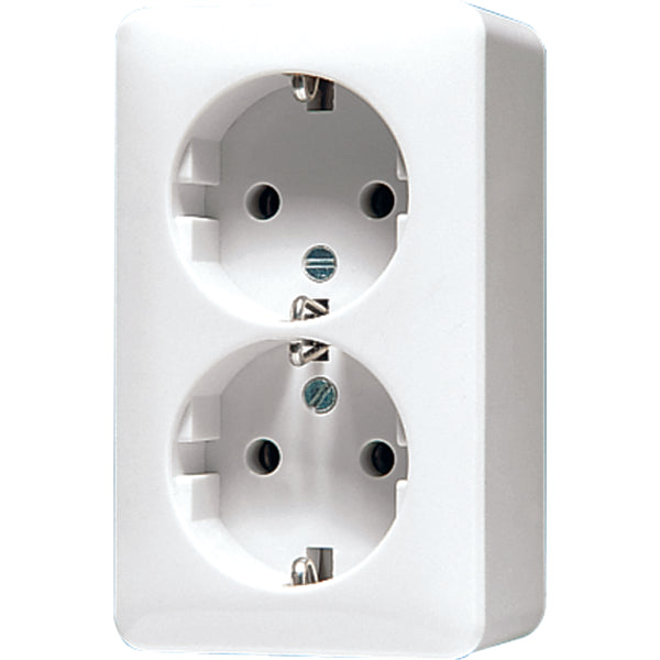 Jung AP600 Wall Outlet Box (WCD Switchgear) - 6020KIAWW
