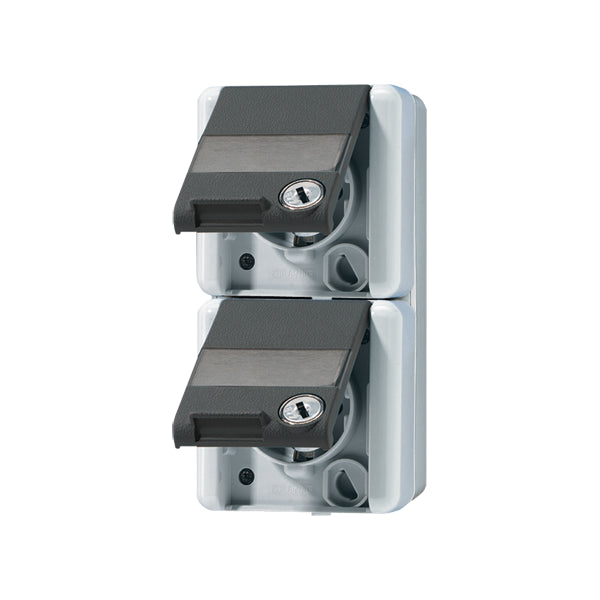 Jung WG800 Wall Outlet Box (WCD Switchgear) - 822NAWSL