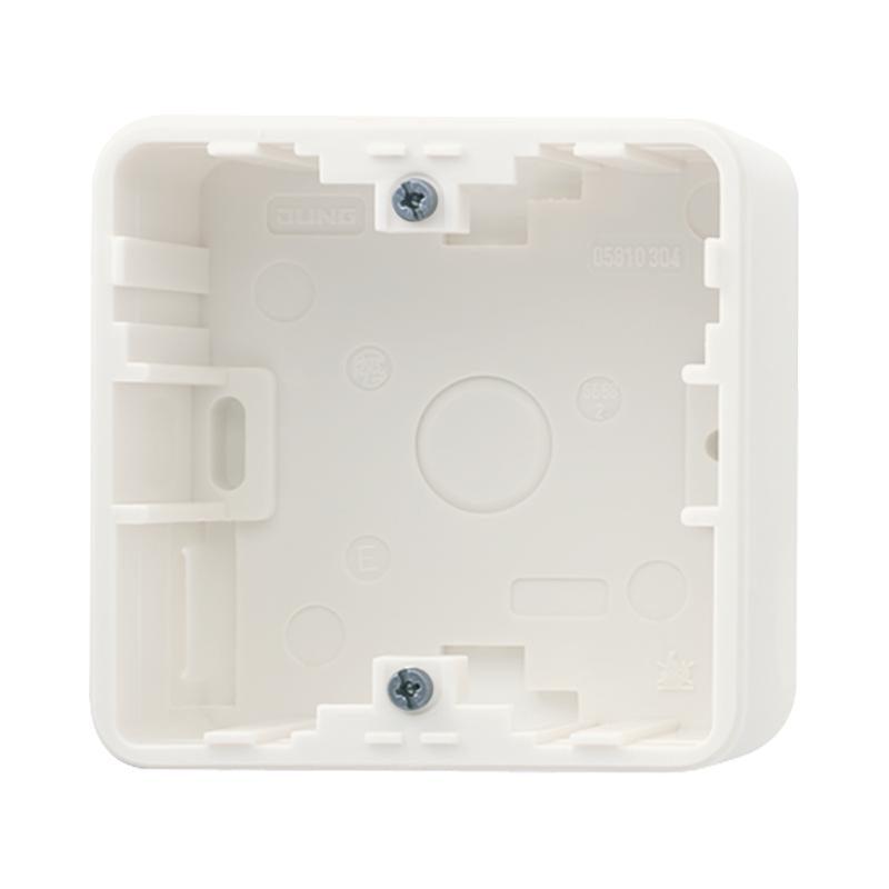 Jung CD500 Surface Mount Box recessed Switchgear - CD581AW-1