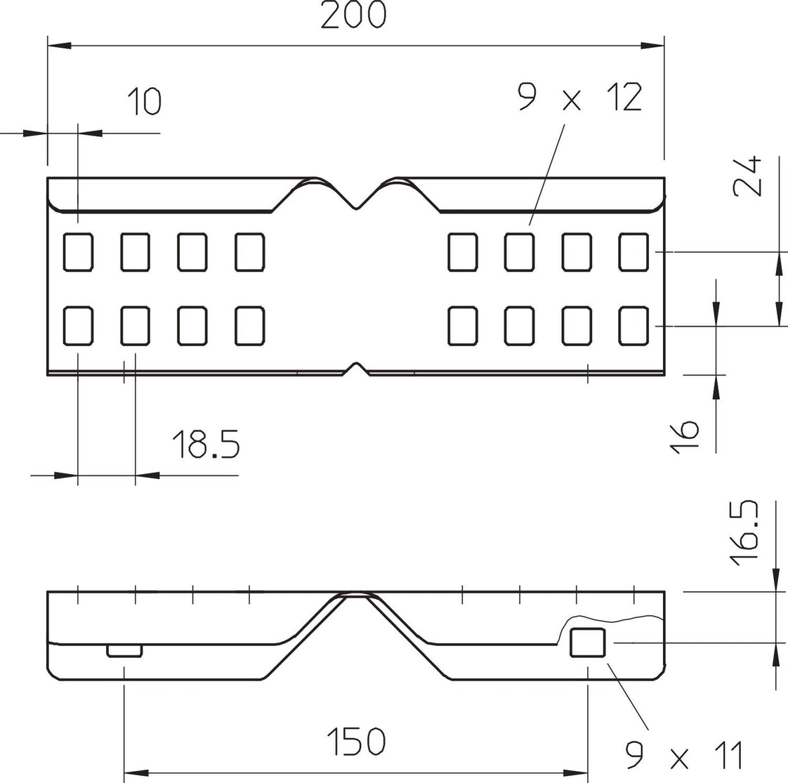 OBO LG Connector Cable Support System - 6208895
