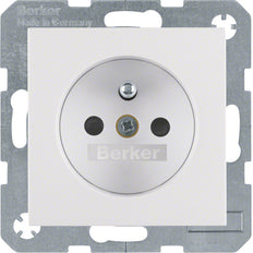 Hager Berker S.1/B.3/B.7 Wall Outlet (WCD Switchgear) - 6765761909