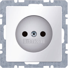 Hager Berker Q.1/Q.3 Wall Outlet (WCD Switchgear) - 6167036089