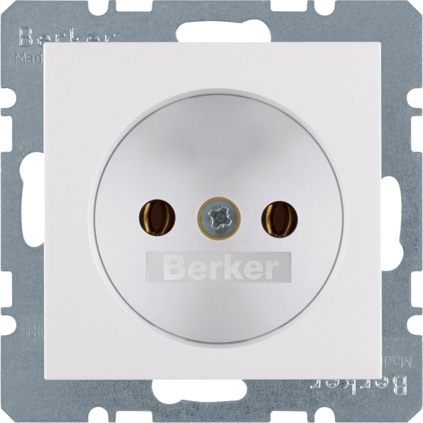 Hager Berker S.1/B.3/B.7 Wall Outlet (WCD Switchgear) - 6167038989