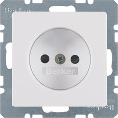 Hager Berker Q.1/Q.3 Wall Outlet (WCD Switchgear) - 6167336089