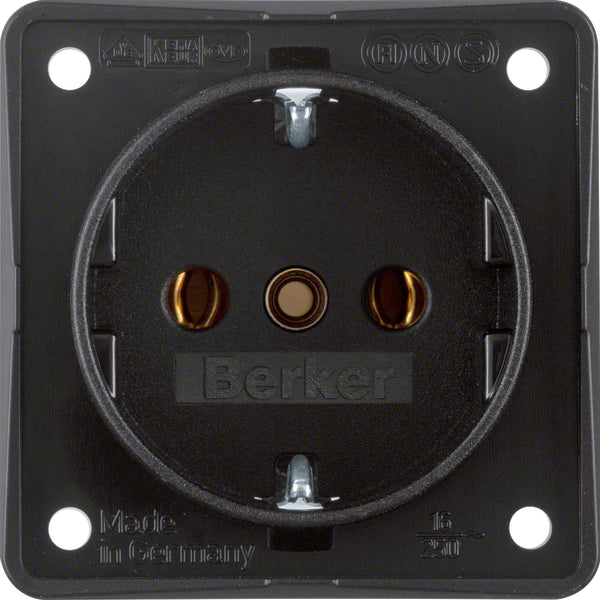 Hager Berker Integro Wall Outlet (WCD Switchgear) - 9418505