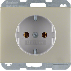 Hager Berker K.1/K.5 Wall Outlet (WCD Switchgear) - 47157004