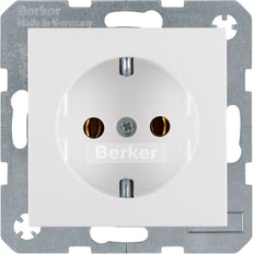 Hager Berker S.1/B.3/B.7 Wall Outlet (WCD Switchgear) - 47431909