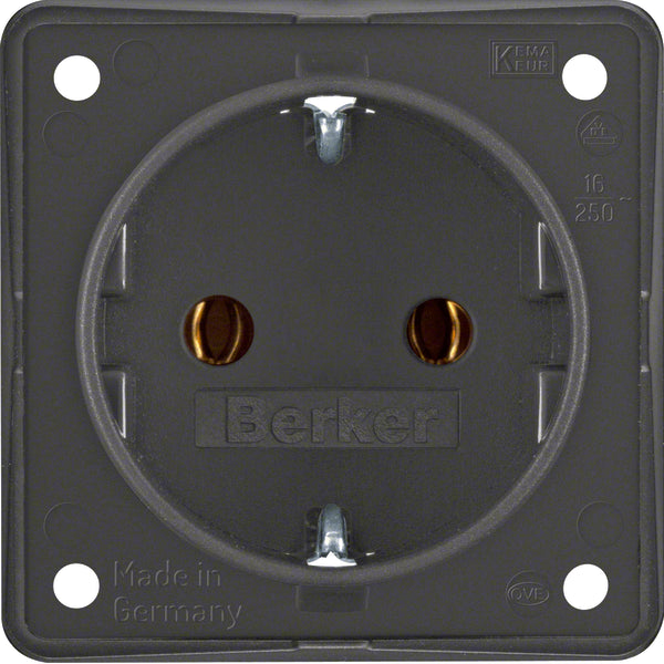 Hager Berker Integro Wall Outlet (WCD Switchgear) - 947782505