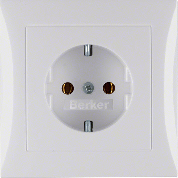Hager Berker S.1/B.3/B.7 Wall Outlet (WCD Switchgear) - 47428989