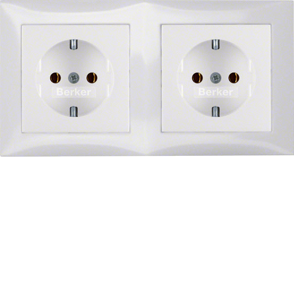 Hager Berker S.1/B.3/B.7 Wall Outlet (WCD Switchgear) - 47208989