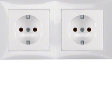 Hager Berker S.1/B.3/B.7 Wall Outlet (WCD Switchgear) - 47208989
