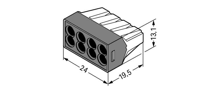 Wago 773 Wire Connector - 773-108 [50 Pieces]