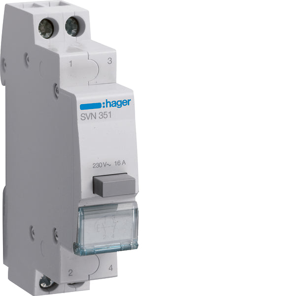 Hager Signal Modules & Pushbuttons Pushbutton Modular - SVN351