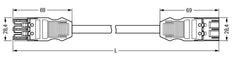 Wago Winsta Midi Patch Cord Adjustable Building Installation - 771-9993/007-301