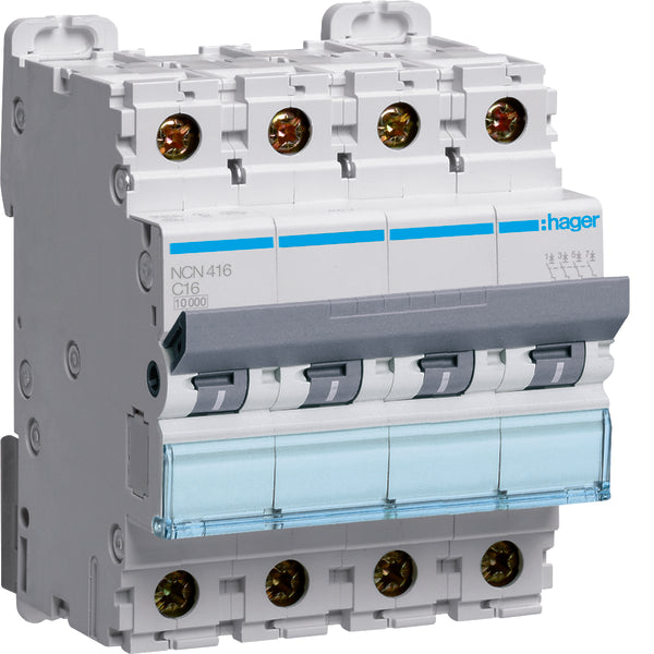 Hager NCN Circuit Breaker - NCN416