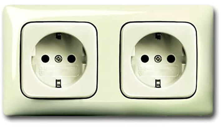 ABB Busch-Jaeger SI Wall Outlet (WCD Switchgear) - 2CKA002014A1468