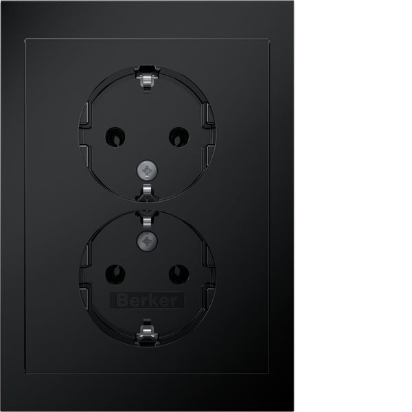 Hager Berker R.3 Wall Outlet (WCD Switchgear) - 47742245