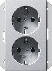 Gira System 55 Wall Socket Outlet (WCD Switchgear) - 273526