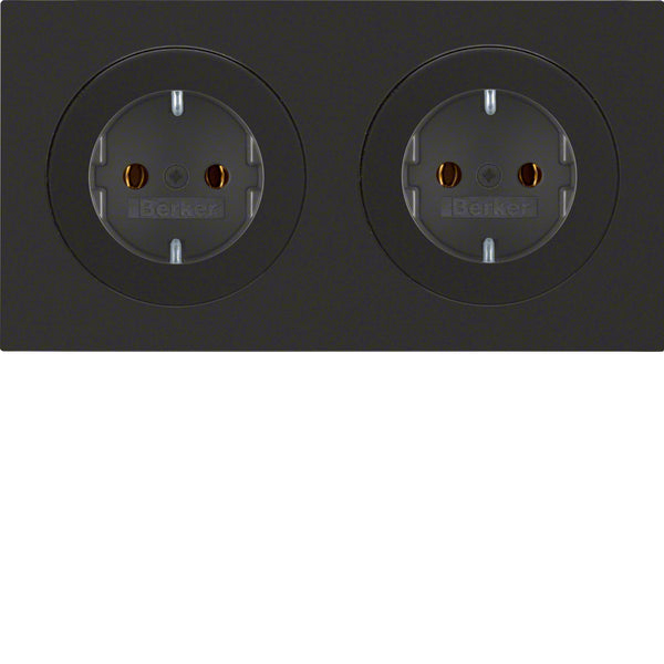 Hager Berker R.1/R.3 Wall Socket Outlet (WCD Switchgear) - 47202045
