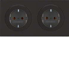 Hager Berker R.1/R.3 Wall Socket Outlet (WCD Switchgear) - 47202045