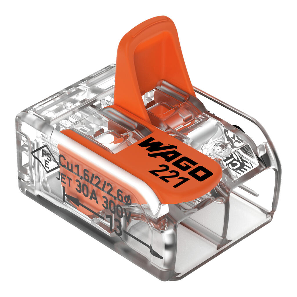 Wago 221 Weldclamp - 221-612 [50 Pieces]