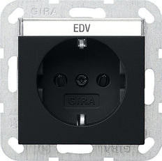 Gira System 55 Wall Socket Outlet (WCD Switchgear) - 0457005