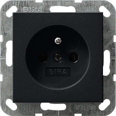 Gira System 55 Wall Socket Outlet (WCD Switchgear) - 0485005