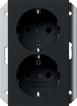 Gira System 55 Wall Socket Outlet (WCD Switchgear) - 2731005