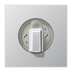 Jung Aluminum/Gold Steel/Chrome Control Element/Central Plate Switchgear - AL1941