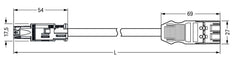 Wago Patch Cord Adjustable Building Installation - 774-9993/1507-701