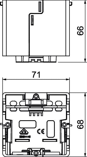 Rehau by OBO SIGNA Mounting Box Wall channel - 6133577