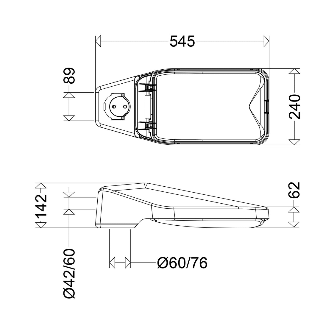 Schuch Street Lighting Fixture - 42002 0001