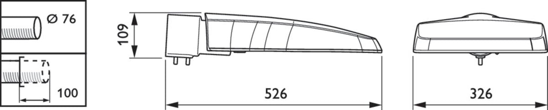 Philips ClearWay Street Lighting Fixture - 98800800
