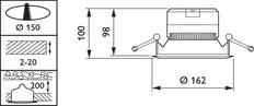Philips Coreline Downlight/spotlight/floodlight - 32589700