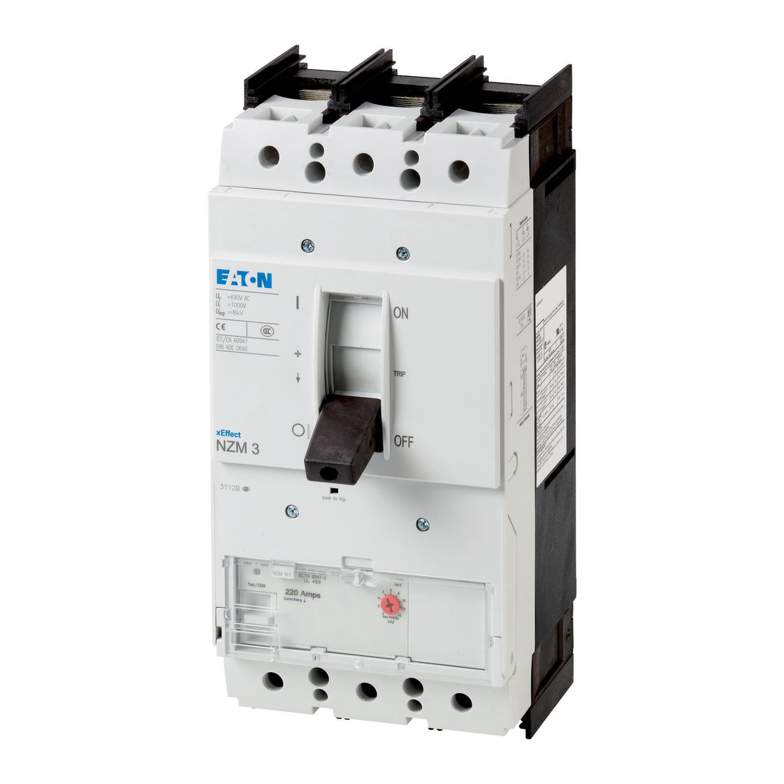 Eaton NZM3 Circuit Breaker 3P 220A 50KA UL IEC - 269341