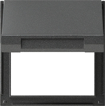 Gira Transition Plate KD TX-44 Anthracite With Flap Cover - 065467