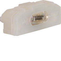 Hager Berker Neon Lamp Element For 3-Pole Switch 400V 0.5mA Clear - 1600