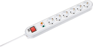 Bachmann Smart Table Socket 6x230V Surge Protection 1.5m - 381.2501K