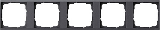 Gira 5V Event Clear Anthracite Interframe - 1465728