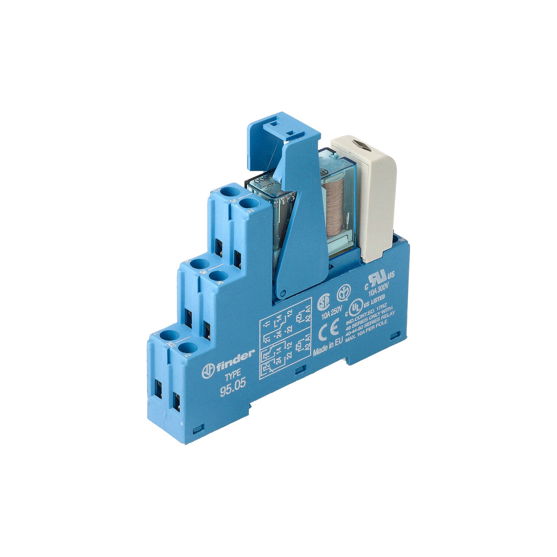 Interface Relay Module 12V DC 8A Dual CO With LED - 48.52.7.012.0050