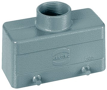 Han B Low Profile Hood 10B IP65 Aluminum Die-Cast - 09300101421