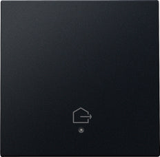 Niko Connected Smart Switch Finishing Set With Lens Black - 161-32902