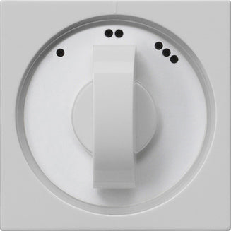 Gira System 55 Three Stage Rotary Switch Cover Grey Matt - 0665015