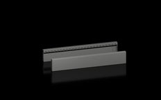 VX Side Plinth Panel Set 800x100mm Black Steel - 8660034