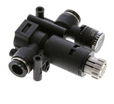 Pneumatic Pressure Regulator 8mm with Pressure Gauge