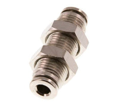 4mm Push-in Fitting Brass NBR Bulkhead [2 Pieces]