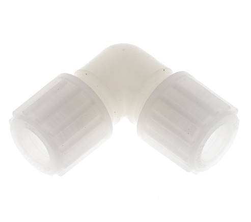 12x10mm PVDF Elbow Compression Fitting 10 bar