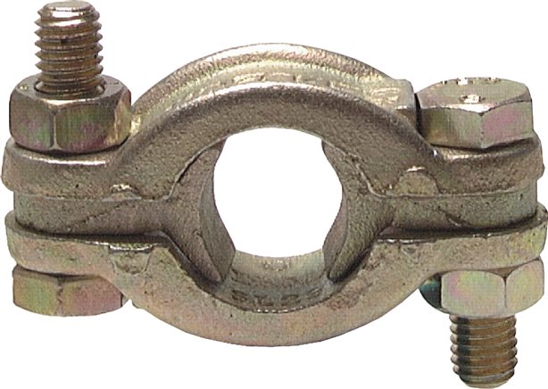 Malleable Cast Iron Hose Clamp 28-34 mm Twist Claw Coupling DIN 20039A [2 Pieces]