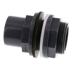 Raccord de cloison en PVC Douille 40x50mm