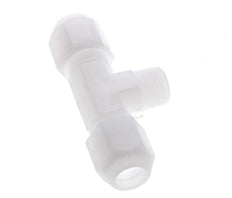 10x12mm & R3/8'' PP T-Shape Hose Fitting with Male Threads 10bar/145psi